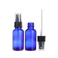 Flacon compte-gouttes en verre de 50 ml pour sérum de soin de la peau avec finition noir mat/blanc mat, couleur et logo personnalisés par sérigraphie