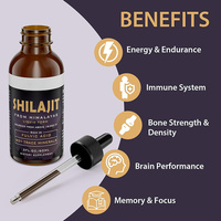 OEM & ODM Capsules d'extrait de Shilajit Supplément de Shilajit avec Ashwagandha Ginseng Saw Palmetto Shilajit Paste