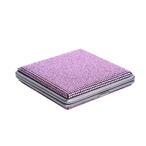 Étui à cigarettes portable double face en cristal scintillant, emballage de 20 pièces, boîte de rangement pour fumeurs pour femmes - Product Image 3