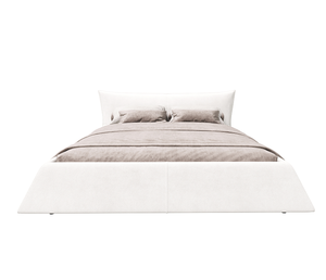 OE HOME Modern King <b>Size</b> Adjustable Upholstered Platform <b>Bed</b> Special Shaped Velvet Headboard Metal Solid Wood Frame 5-Year - Product Image 5