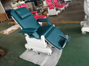2 motorlu elektrikli diyaliz kan bağışı kemoterapi sandalye veya yatak üreticisi iv standı - Product Image 6