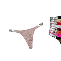 String sexy taille haute imprimé léopard tendance avec ceinture en strass, lingerie féminine