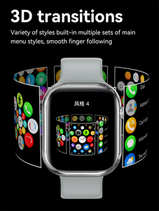 Pantalla táctil completa Salud sanguínea Monitoreo de oxígeno Asistente de voz inteligente Reloj inteligente - Product Image 5