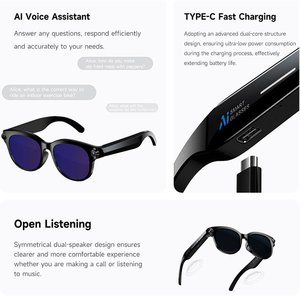 Gafas Inteligentes con IA, <span class=keywords><strong>Chat</strong></span> con IA, Deepseek R1 y Gemini-25, con Reproducción de Música y Llamadas Manos Libres - Product Image 4