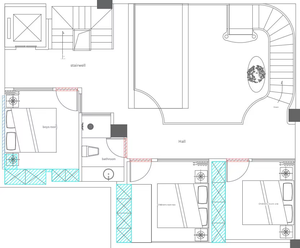 Conception d'intérieur de luxe postmoderne personnalisée avec aménagement architectural pour plans d'étage et dispositions spatiales, agencement intérieur de la maison - Product Image 1