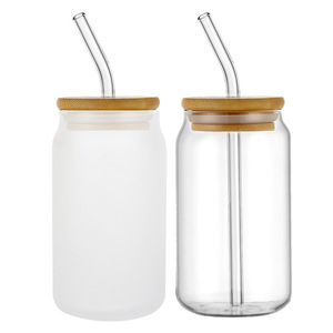 Toptan 350ml/500ml/600ml Özel Borosilikat Kahve Kupaları Şeffaf 16 Oz Şişe Şeklinde Bardaklar - Product Image 5