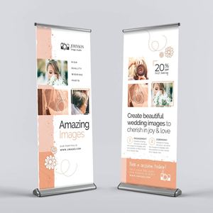 Custom Luxury Roll <b>up</b> Banner 80 X 200 cm Aluminum Frame Portable Trade Show <b>Pull</b>-<b>up</b> Stand for Promotions - Product Image 3