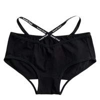 Braguitas de Algodón para Mujer, Estilo Europeo y Americano, con Letras Sexys, Finas, Transpirables, para Mujeres Jóvenes