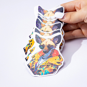 Tùy Chỉnh Cá Nhân Logo Dính <span class=keywords><strong>Sticker</strong></span> Vinyl PVC Giấy Không Thấm Nước In Ấn Thương Hiệu Thư Chết Cắt Dán Cho Khuyến Mãi - Product Image 5