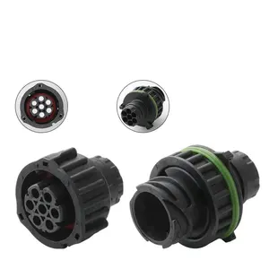 Conector circular tipo amp bu, 7 pinos kpl, conector din, fêmea macho, tomada de 1.5mm, 968421-1, 967650-1, 1718230-1