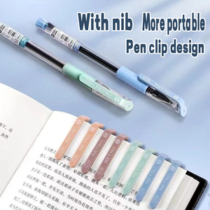 हॉट सेलिंग मोरांडी जेल पेन, कस्टम लोगो के साथ कार्यालय और स्कूल की प्यारी स्टेशनरी - Product Image 4