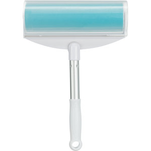 Rouleau anti-poils XXL en silicone 20-30 cm blanc turquoise, outil de toilettage pour animaux - Product Image 1