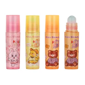 Kiss Beauty 8ml Cute Magic Color Changing Lip Gloss For Kids Girls Wholesale Custom Packaging Box Tubes Container Private Label