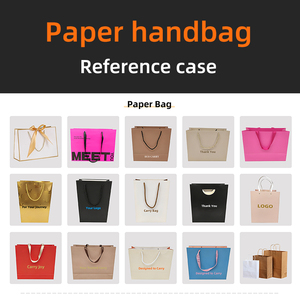 Sacs d'emballage de luxe personnalisés en kraft écologique réutilisables avec poignée en ruban pour bijoux, chaussures et vêtements, idéaux pour la promotion - Product Image 5