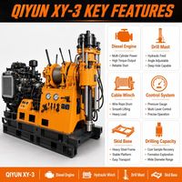 Machine de forage rotative verticale portable QIYUN de haute qualité pour l'agriculture