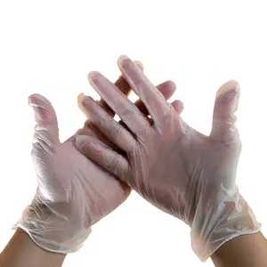 Consumable Supplies vinyl examination gloves PVC/Vinly Gloves Powder Free Gloves food service