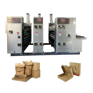 Mực tự động <span class=keywords><strong>4</strong></span> màu <span class=keywords><strong>flexo</strong></span> máy in slotter chết máy cắt cartonbox in khía quay chết cắt máy móc - Product Image 3