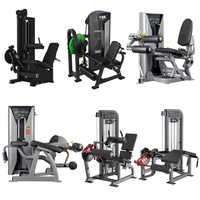 Machine à flexions et extensions de jambes 2-en-1, équipement de musculation sélectionnable, certifié CE, directement de l'usine
