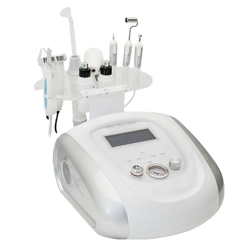 Portable 9 en 1 Diamant Dermabrasion Ménage Soins Du Visage Équipement De Salon De Beauté