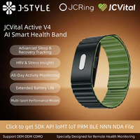 JCVital 2501 SDK APL OEM ODM Monitor Inteligente con Sistema de Seguimiento para Soluciones Médicas, Pulsera de Actividad con Sistema de Análisis de Salud con IA