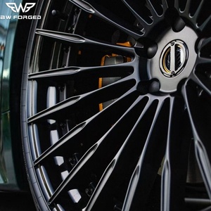 ล้อแม็กซ์สีดำล้วนสำหรับรถยนต์นั่งส่วนบุคคลขนาด 5x108 5x112 5x114.3 5x120 สำหรับ Ferrari Mercedes Benz BMW <span class=keywords><strong>Audi</strong></span> ขนาด 18 19 20 นิ้ว - Product Image 3