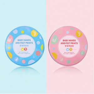 Baby Hand & Foot Print Clay & <b>Slime</b> Kit with Plastic Box-Inkless Handprint Ornament Kit - Product Image 5