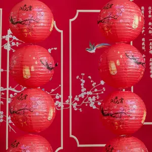 Tahun Baru gantung kertas lentera China Tahun Baru dekorasi Musim Semi Festival lentera