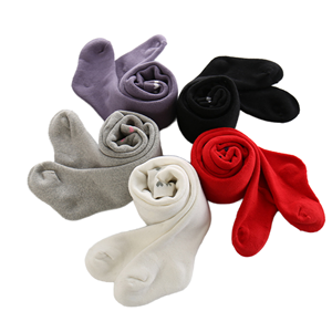 Autumn Warm Thick Terry Loop <b>Dress</b> Baby Tights Baby Toddler Boys' Girls' Anti-Bacterial Leggings Children'<b>s</b> Solid Color - Product Image 1
