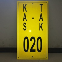 Plaque métallique d'avertissement personnalisée en aluminium, panneau de signalisation routière, plaque métallique réfléchissante, avertissement de sécurité, interdiction d'entrer