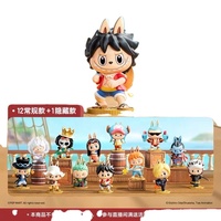 Original Authentique Pop Mart Nouveau les Monstres One Piece Série Labubu Boîte Aveugle Mode Figure Mignon Jouets Mystère Surprise Boîtes