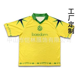 Uniforme de Fútbol Personalizado al por Mayor, Diseño Personalizado, Impresión por Transferencia de Calor, Ligero, de Secado Rápido y Transpirable, Manga Corta - Product Image 5