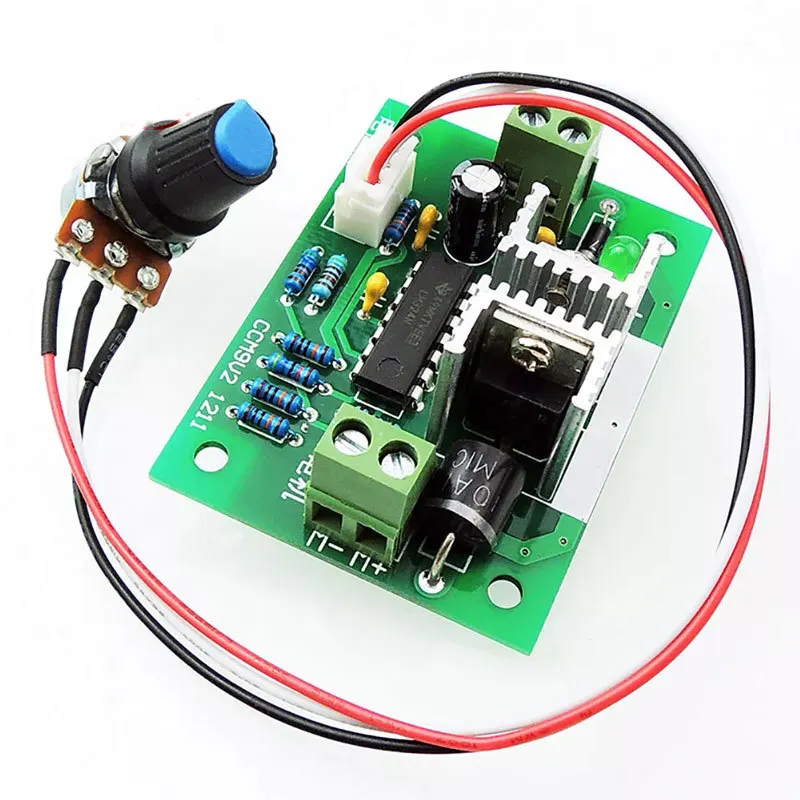 CCM9 PWM DC motor speed controller 12V-24V Unidirectional governor DC motor stepless regulation