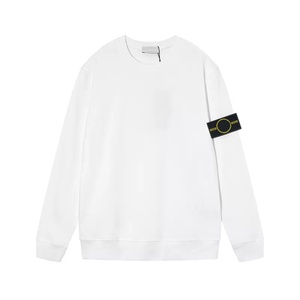 Pull classique oversize en coton 100% uni, style décontracté et tendance, pour homme, collection 2026 - Product Image 2
