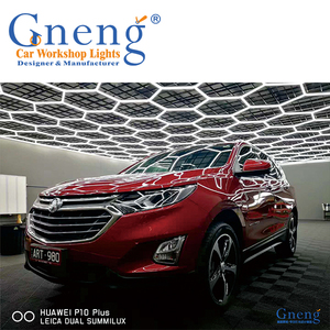 Haute légèreté Garage lumière Inspection hexagone panneau hexagone Led plafond mur <span class=keywords><strong>d</strong></span>étaillant voiture <span class=keywords><strong>atelier</strong></span> hexagone travail Garage <span class=keywords><strong>lampe</strong></span> - Product Image 4