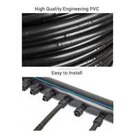 Tuyau d'irrigation goutte à goutte de 16 mm avec tuyau en PE sous-surface, système d'irrigation en plastique avec tuyau d'irrigation goutte à goutte à trous perforés