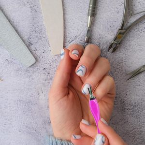 Stainless Steel Nail Art <b>Tools</b> Pedicure Cuticle Trimmer Remover Pusher Dead Skin Callus Removal Fork - Product Image 6