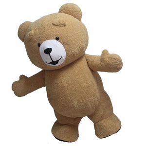 <span class=keywords><strong>Disfraz</strong></span> de oso de peluche inflable de 3m Unisex, mascota de Animal amarillo marrón, Cosplay durante 3 años, disfraces de <span class=keywords><strong>gusano</strong></span> Unisex económicos - Product Image 1