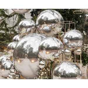 <b>Ceiling</b> Decoration Hanging Shiny Inflatable Balloon Mirror Ball With Waterproof Design for Parties Customized Decorative Inflata - Product Image 6