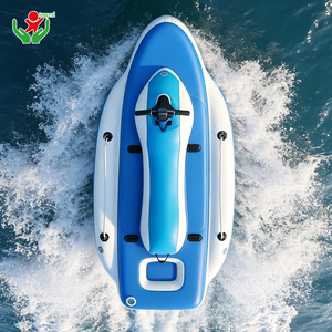 Jet ski gonflable électrique portable, scooter aquatique motorisé pour lac, <span class=keywords><strong>mer</strong></span>, piscine - Product Image 1