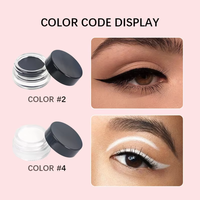 Eyeliner en gel minéral 12 couleurs OEM, logo personnalisé, marque privée, longue tenue, waterproof pour maquillage des yeux, votre propre marque