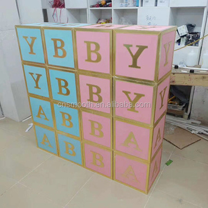 Letras de Bloques Acrílicas Grandes para Decoración de Fiestas de Baby Shower y Cumpleaños - Product Image 5