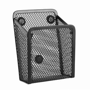 Porta Lápices Magnético, Cesta de Malla Metálica, Organizador de Escritorio para Pizarra, Refrigerador, Oficina, Accesorios para Casilleros, Color Blanco - Product Image 5