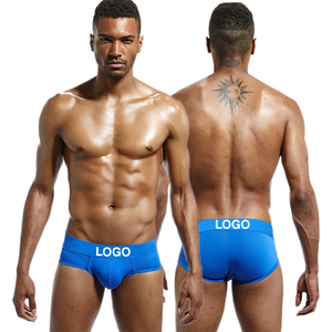 Sous-vêtements pour hommes en <span class=keywords><strong>coton</strong></span> biologique Boxershorts Low Rise <span class=keywords><strong>Tanga</strong></span> Mini Bikini Lingerie sexy Caleçons personnalisés - Product Image 1