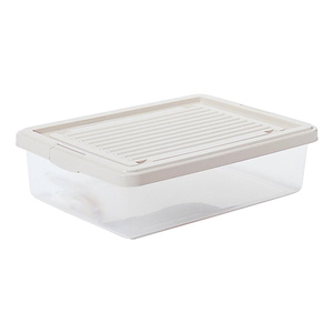 Boîte de rangement en plastique pour la maison, vente chaude, injection PP, design rectangulaire multifonctionnel, rangement pour vêtements et aliments - Product Image 1