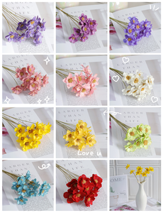 Activelove Arreglo Floral Pequeño Hecho a Mano con Campanillas Plateadas, <span class=keywords><strong>Flores</strong></span> <span class=keywords><strong>Secas</strong></span> Naturales, Decoración Festiva para el Hogar, Año Nuevo - Product Image 4