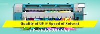 FY-UV3200AT Plus 3.20m 10ft Alpha 1024 Tête UV Rouleau à Rouleau Imprimante