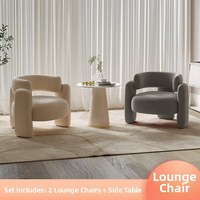 Fauteuil de réception moderne de luxe léger, ensemble de canapés style crème pour hôtel, salon, chambre, villa - Cadre en bois écologique