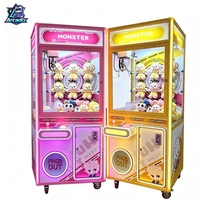 Machine à griffes commerciale à monnayeur pour attrapeurs de peluches, équipement d'amusement à récompense, vente en gros d'usine, faible bruit