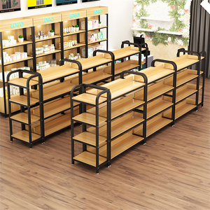 Tùy Chỉnh Gỗ Giày Mua Sắm Lưu Trữ Nổi Cửa Hàng Hiển Thị Giá Kệ Bán Lẻ Hiển Thị Giá Kệ Cho Siêu Thị - Product Image 6