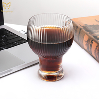 450ml artisanat verres à bière verre clair américain tasse à café jus tasse Latte tasse bière whisky verres pour Restaurants